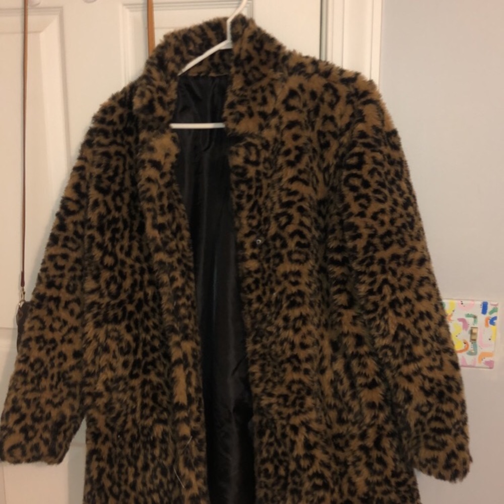 Cheetah fur jacket